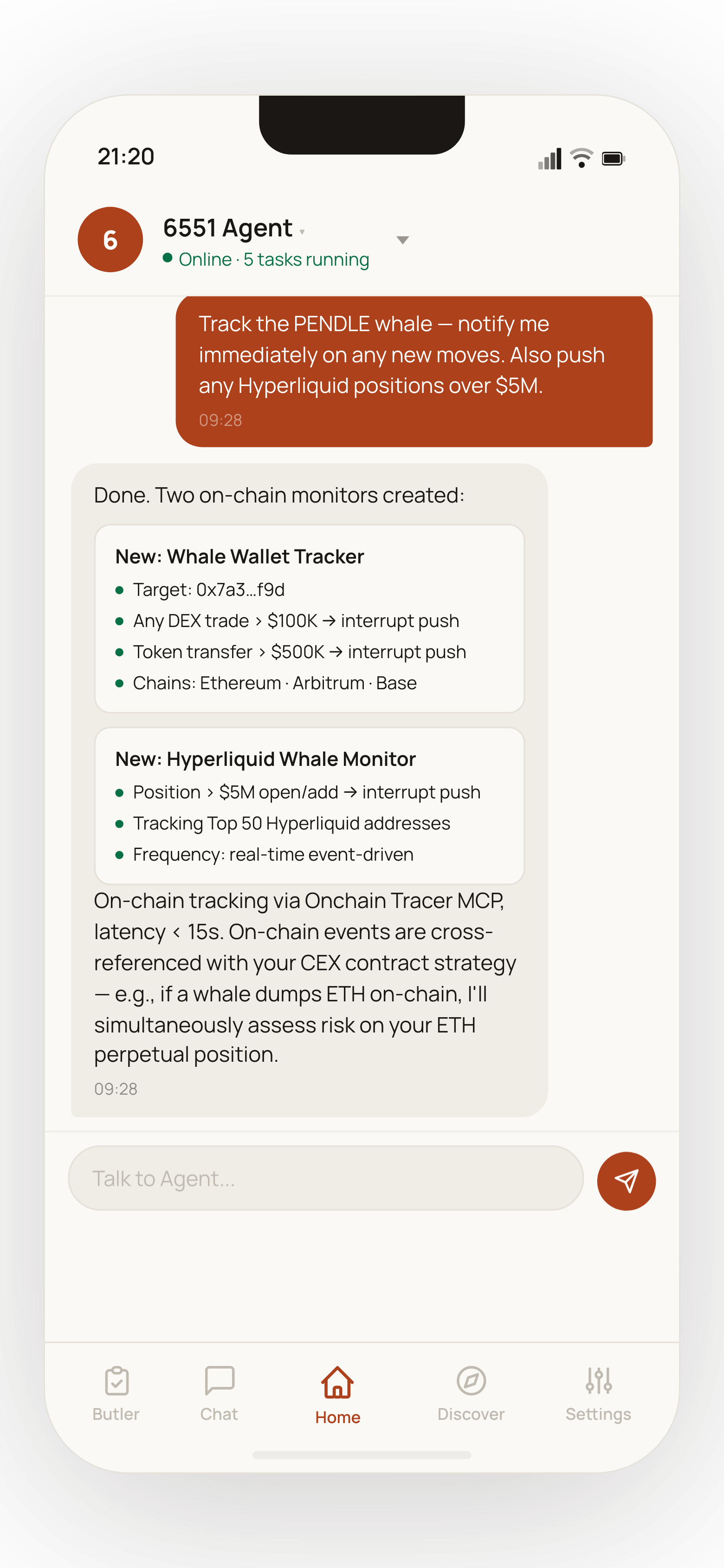 AI Agent Conversation